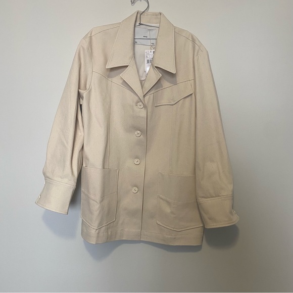 MANGO OVERSIZED JACKET - Picture 4 of 14